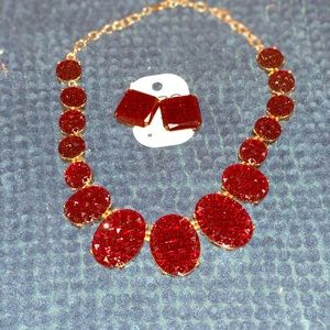 Aldo necklace and earrings
